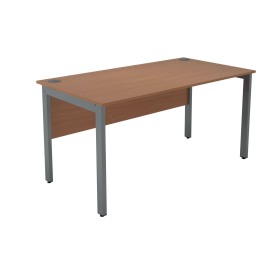 Serrion Rectangular Goal Post Desk 1500x800x730mm Ellmau Beech KF882388 831741 F
