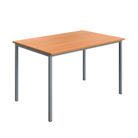 Serrion Rectangular Meeting Table 1200mm x 726mm x 750mm Beech 831601 F