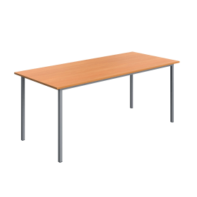 Serrion Rectangular Meeting Table 1800mm x 726mm x 750mm Beech 831602 F