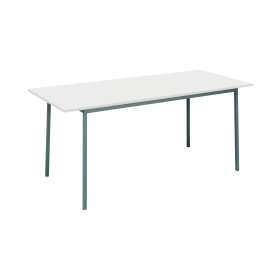Serrion Rectangular Meeting Table 1800mm x 750mm x 730mm White 577052 F