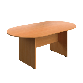Serrion Wooden Boardroom Table 1800x1000x730mm Beech KF800241 894087 F