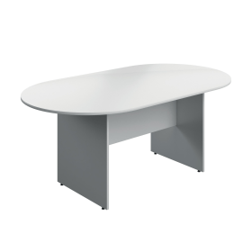 Serrion Wooden Boardroom Table 1800x1000x730mm White KF800287 894057 F