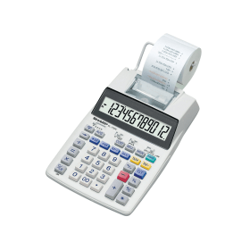 Sharp Printing Calculator White 489693 F