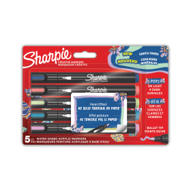 Sharpie Permanent Creative Marker Bullet Tip Assorted 5 Pack GL13380 F