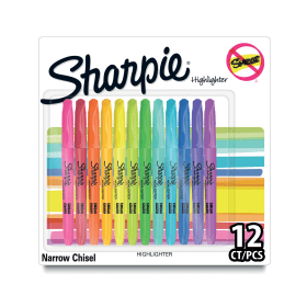 Sharpie Pocket Highlighter Assorted 12 Pack 918337 F