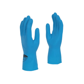 Shield Latex Rubber Household Gloves 300mm Blue Large 12 Pack 894387 F