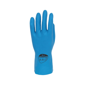 Shield Rubber Household Gloves 0.33mm 30cm Blue Medium 12 Pack 444982 F