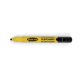 Show me Flipchart Markers Black 10 Pack 838508 F