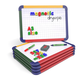 Show me Magnetic Whiteboard A3 Gridded 5 Pack 411133 F