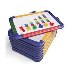 Show me Magnetic Whiteboard A4 Gridded 10 Pack 411134 F