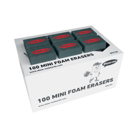 Show me Mini Foam Whiteboard Eraser 100 Pack 448196 F