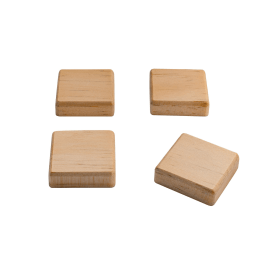 Sigel Square Wooden Magnets 4 Pack 774903 F