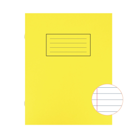 Silvine 229mm x 178mm Exercise Book Ruled 80 Page Yellow 10 Pack 105163 F