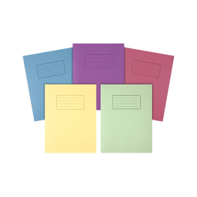 Silvine 229mm x 178mm Exercise Books 80 Page Assorted 10 Pack 500215 F