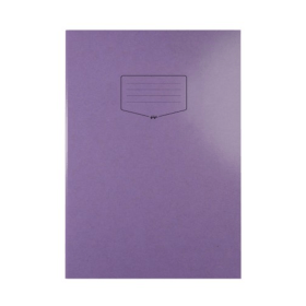 Silvine A4 Tough Shell Exercise Book 80 Page Purple 25 Pack 830715 F