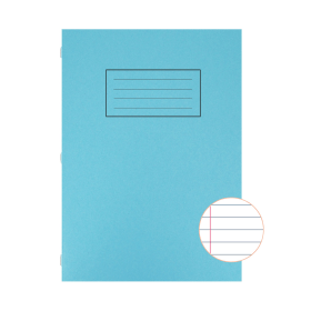 Silvine A4 Exercise Book 80 Page Ruled Blue 10 Pack 194369 F
