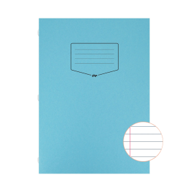 Silvine A4 Tough Shell Exercise Book 80 Page Ruled Blue 25 Pack 478805 F