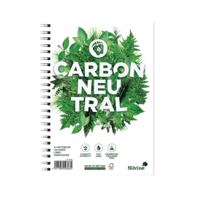 Silvine Carbon Neutral Ruled Notebook 120 Pages A5 White 5 Pack 120898 F