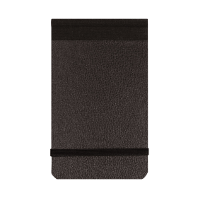 Silvine Elasticated Pocket Notebook 160 Pages 82mm x 127mm Black 12 Pack 120516 F