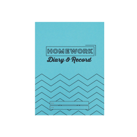 Silvine Homework Diary Record A5 Blue 20 Pack EX204 391220 F