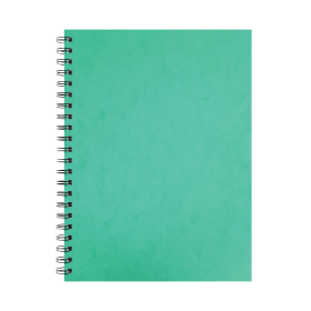 Silvine Luxpad Hardback Wirebound Notebook 200 Pages A4 Green 6 Pack 116797 F