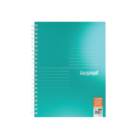 Silvine Luxpad Professional Wirebound Notebook Ruled 200 Pages A4 Green 3 Pack LUXA4MT 830870 F