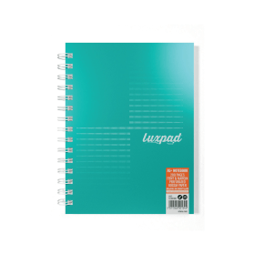 Silvine Luxpad Professional Wirebound Notebook Ruled 200 Pages A5 Green 3 Pack LUXA5MT 830871 F
