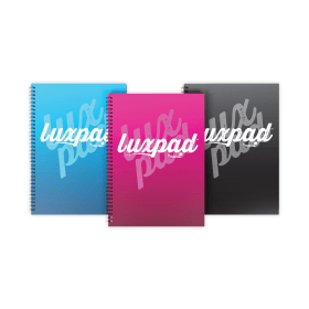 Silvine Luxpad Twin Wire Casebound Notebook 140 Pages A4 Assorted 6 Pack 372512 F
