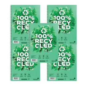Silvine Premium Notebook Wirebound Ruled A5 Green 5 Pack 101613 F