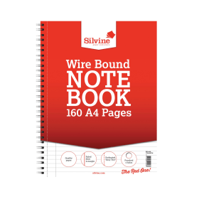 Silvine Refill Pad 160 Pages Ruled A4 White 6 Pack 446851 F