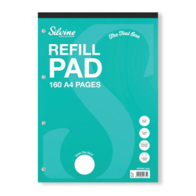 Silvine Refill Pad Ruled Dot Grid 160 Pages A4 6 Pack SV41771 F