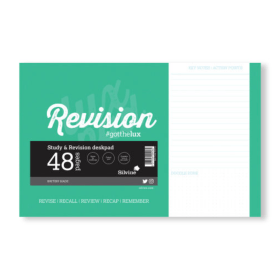 Silvine Revision Desk Pad 48 Pages 360x230mm Green 5 Pack SV40406 F