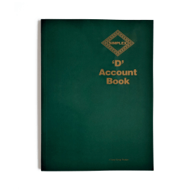 Simplex A4 Type D Account Book 56 Pages 154071 F