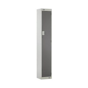 Single Compartment Locker 300x300x1800mm Dark Grey Door MC00003 461375 F