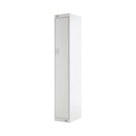 Single Compartment Locker 300x300x1800mm Light Grey Door MC00002 461374 F