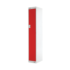 Single Compartment Locker 300x300x1800mm Red Door MC00005 461377 F