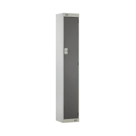 Single Compartment Locker 300x450x1800mm Dark Grey Door MC00039 461399 F
