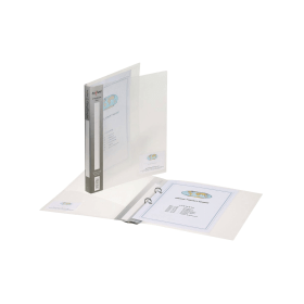 Snopake 2 Ring Binder 25mm A4 Clear 10 Pack 143490 F