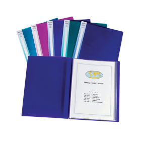Snopake Display Book Electra 24 Pockets 5 Pack A3 Assorted 134306 F