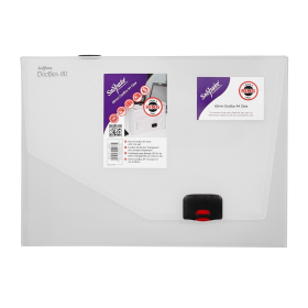 Snopake Document Box 60mm A4 Clear 112322 F