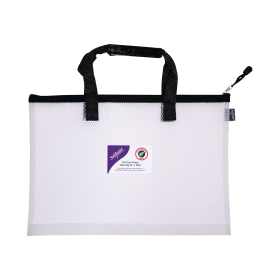 Snopake Eva Mesh High Capacity Project Zippa Bag A3 Clear 755244 F