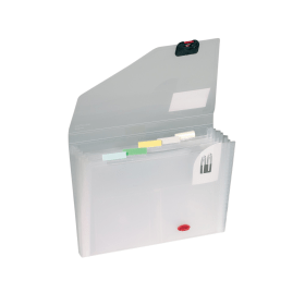 Snopake Expanding Organiser 6 Part A4 Clear 175758 F