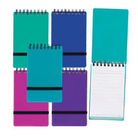 Snopake Noteguard Notepad 60 Pages 76mm x 127mm Assorted 5 Pack 179046 F