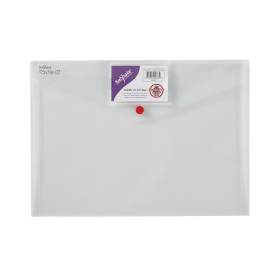 Snopake Polyfile ID Wallet A4 Transparent 5 Pack 123745 F