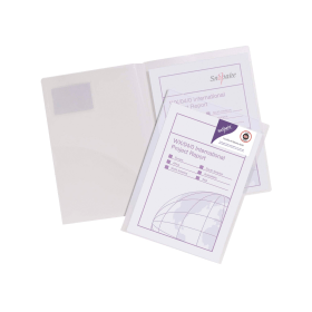 Snopake TwinFile Presentation File A4 Clear 5 Pack 109147 F