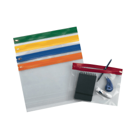 Snopake Zippa Bag S Classic A4 Assorted 25 Pack 108888 F