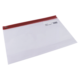 Snopake Zippa Bag S Classic A4 Plus Red 25 Pack 123094 F