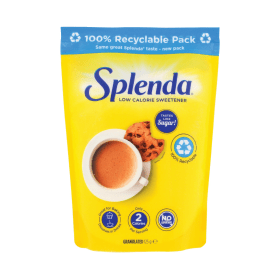Splenda Granulated Sweetener 125g 848340 F