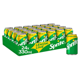 Sprite Lemon Lime Fizzy Drink 330ml 24 Pack 261117 F