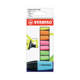 Stabilo Boss Mini Highlighter Assorted 5 Pack 795896 F